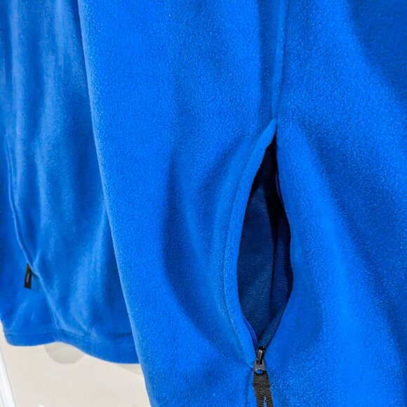 Core 365 Bright Blue Fleece Vest Men’s 2XL, Full Zip with URJ NFTY Logo, NWT - Picture 7 of 16